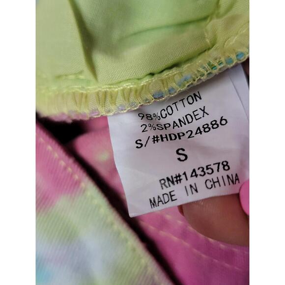 HOT & DELICIOUS   Rainbow  Size Blue Multi Destroyed Jeans NWT #Z - Picture 8 of 10